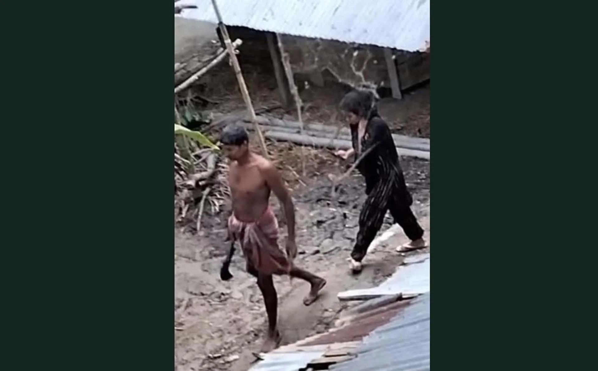 কাজিরহাটে প্রবাসীর জমি দখলে বাধা দেওয়ায় স্ত্রীকে মারধর